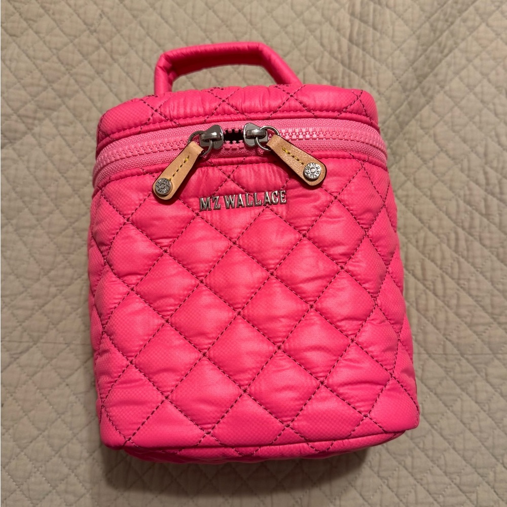 MZ Wallace flamingo large vanity case